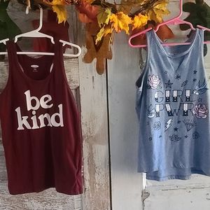 2 girls tanks size 7/8